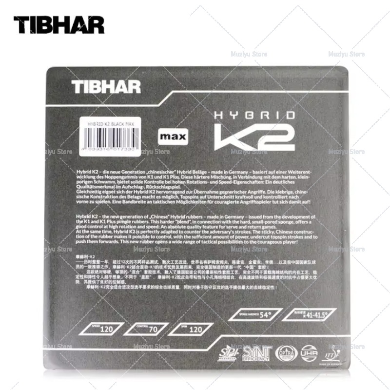 Table Tennis Germany - مطاط تنس الطاولة TIBHAR HYBRID K2