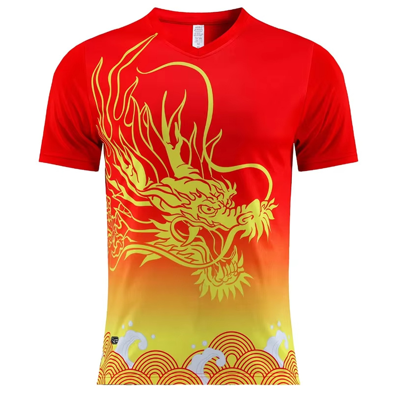 Table Tennis Xu Xin - قميص تنس الطاولة سريع الجفاف للجنسين،