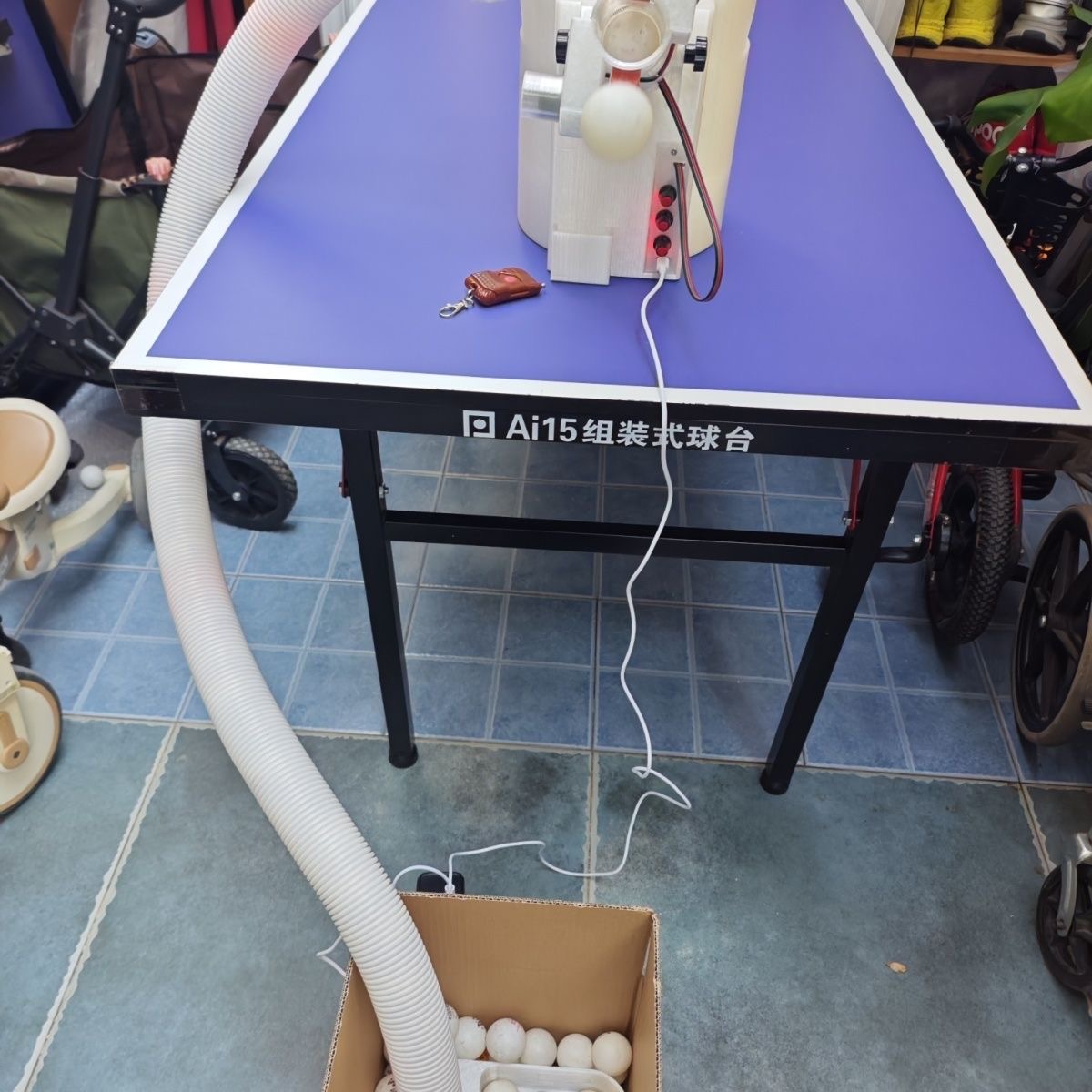 آلة تعبئة كرات تنس الطاولة الأ - مراجعة Table Tennis Trainer وسعره
