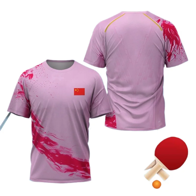 قميص رياضي للرجال بتصميم تنس ا - مراجعة Table Tennis China وسعره