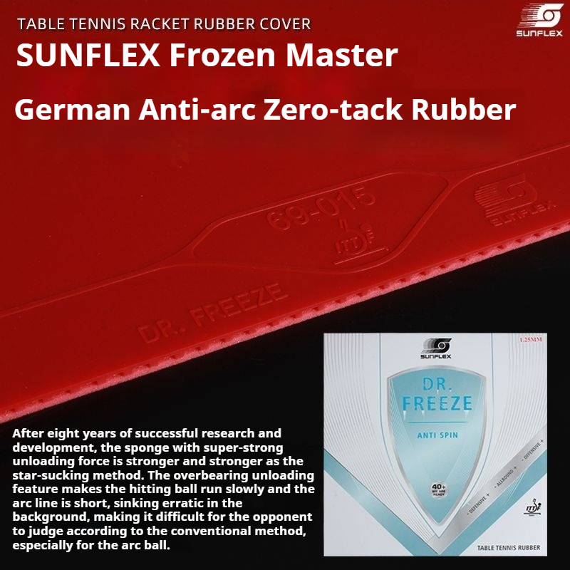SUNFLEX DR.FREEZE بثور مطاطية  - مراجعة Table Tennis Germany وسعره