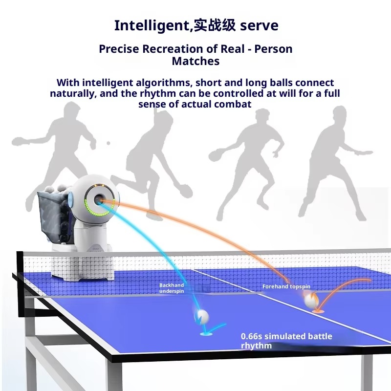 جهاز تقديم كرات تنس الطاولة ال - مراجعة Table Tennis App وسعره