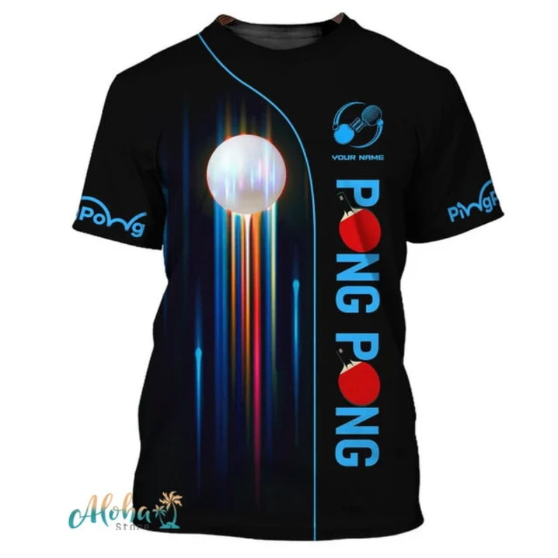 Full Print Ping Pong Tshirts F - مراجعة Table Tennis China وسعره
